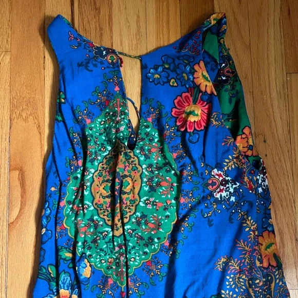 FARM Rio Blue Printed Mini Dress - Picture 2 of 3